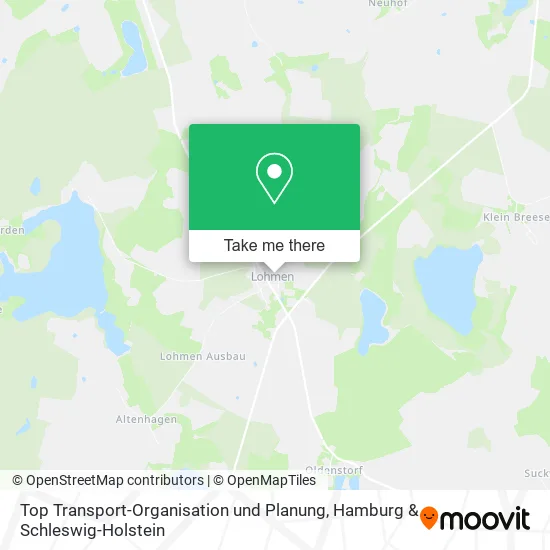 Карта Top Transport-Organisation und Planung