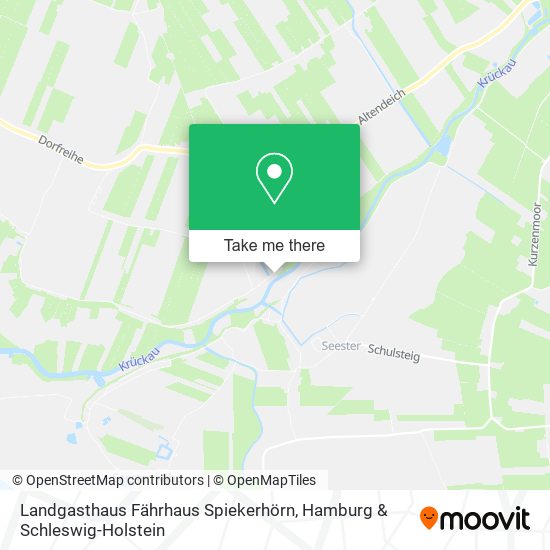 Landgasthaus Fährhaus Spiekerhörn map