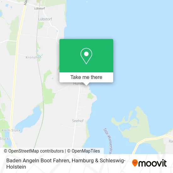 Карта Baden Angeln Boot Fahren