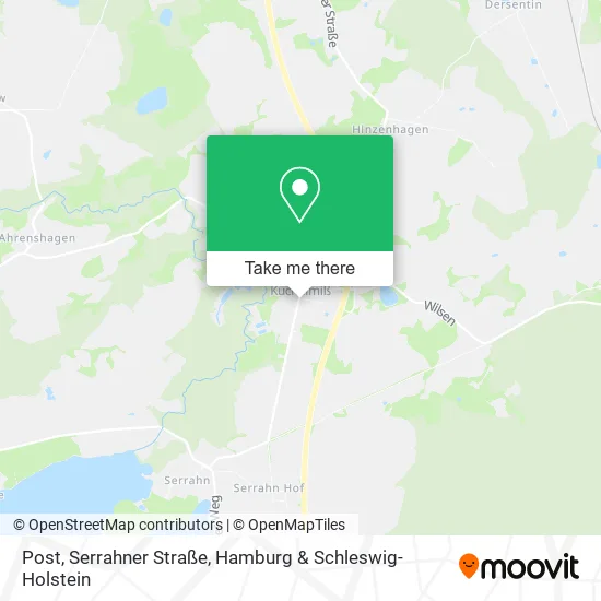 Карта Post, Serrahner Straße