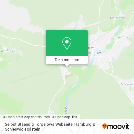 Карта Selbst Staendig Torgelows Webseite