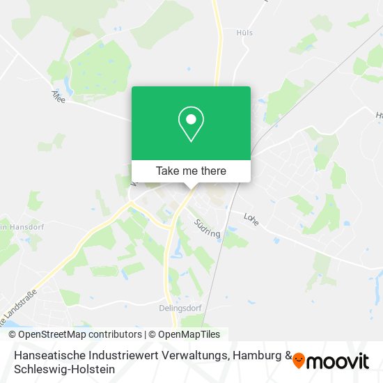 Hanseatische Industriewert Verwaltungs map