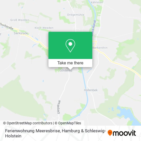 Ferienwohnung Meeresbrise map