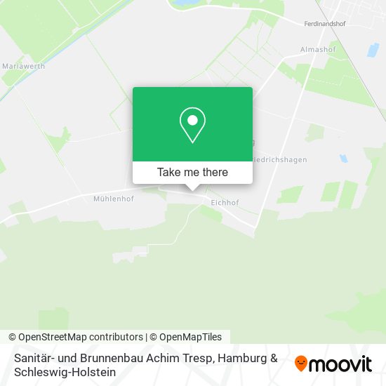 Sanitär- und Brunnenbau Achim Tresp map