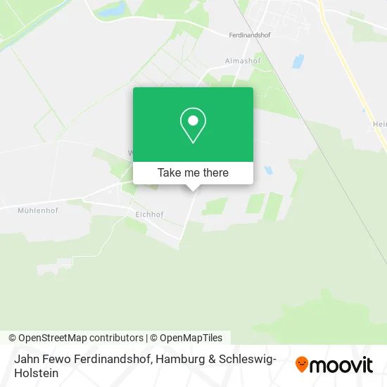 Карта Jahn Fewo Ferdinandshof