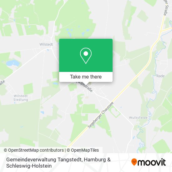 Gemeindeverwaltung Tangstedt map