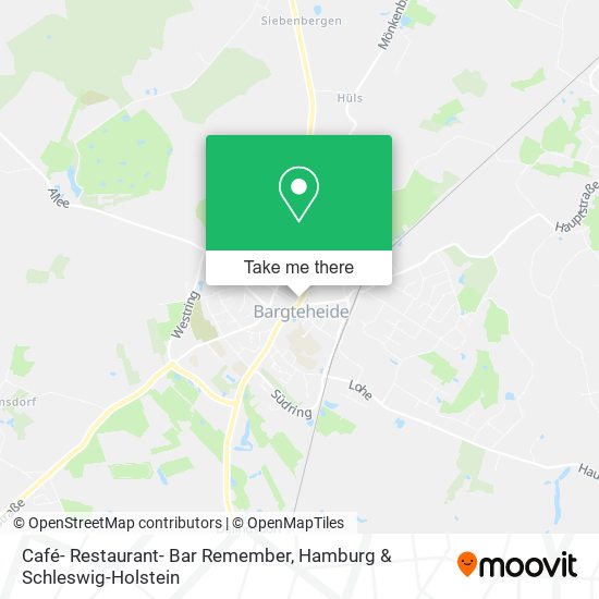 Café- Restaurant- Bar Remember map