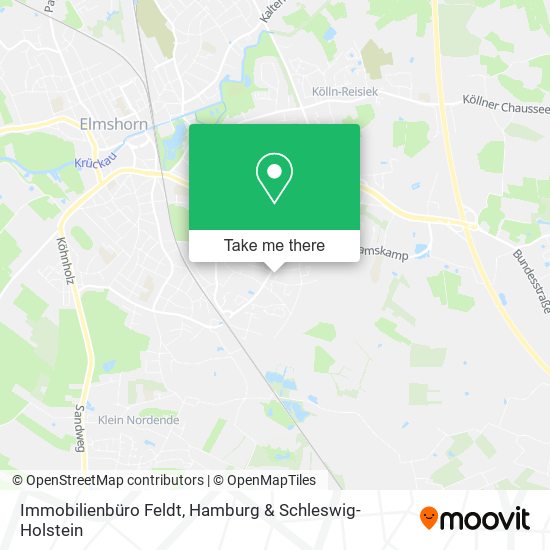 Immobilienbüro Feldt map