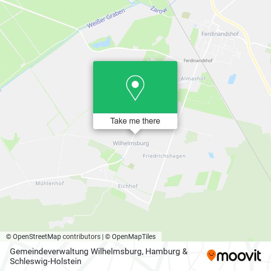 Gemeindeverwaltung Wilhelmsburg map