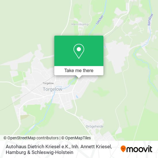 Autohaus Dietrich Kriesel e.K., Inh. Annett Kriesel map