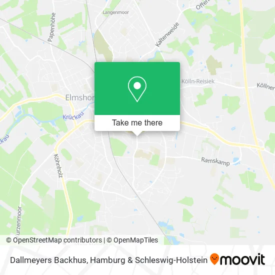 Карта Dallmeyers Backhus