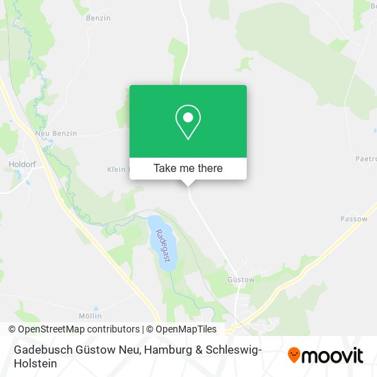 Gadebusch Güstow Neu map