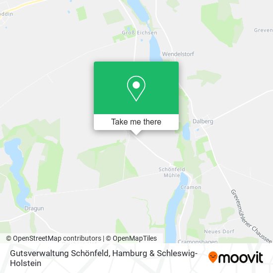 Gutsverwaltung Schönfeld map