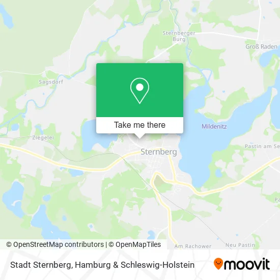 Карта Stadt Sternberg