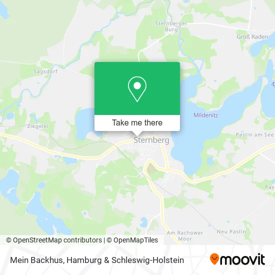 Карта Mein Backhus