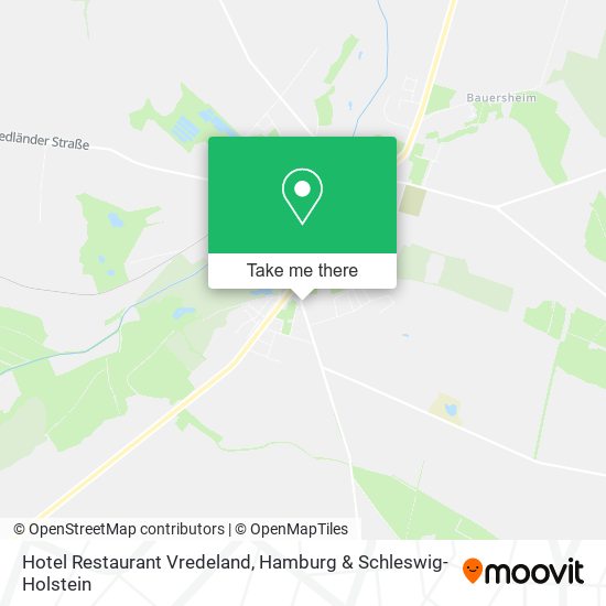 Hotel Restaurant Vredeland map