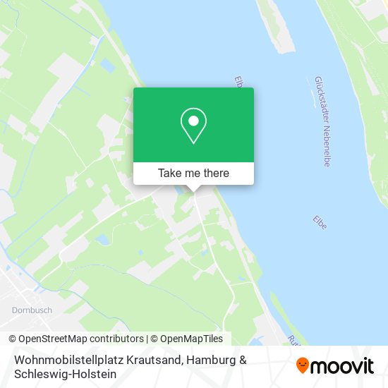 Wohnmobilstellplatz Krautsand map