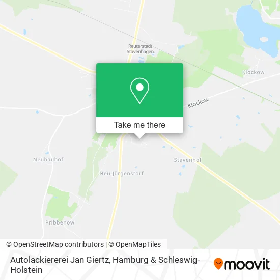 Карта Autolackiererei Jan Giertz