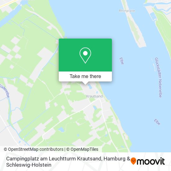 Campingplatz am Leuchtturm Krautsand map