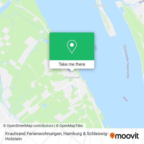 Krautsand Ferienwohnungen map