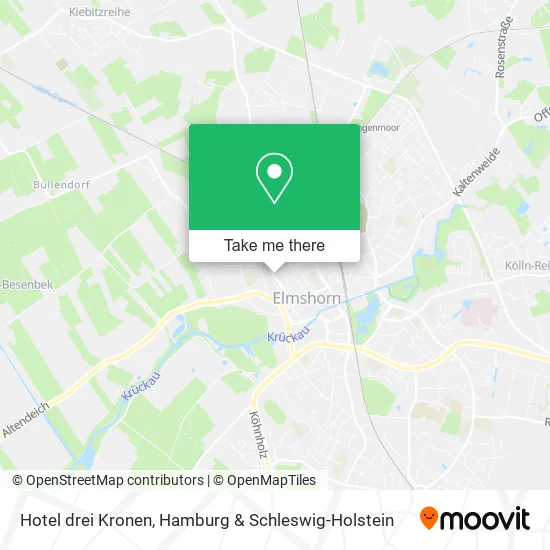 Карта Hotel drei Kronen