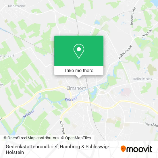 Карта Gedenkstättenrundbrief