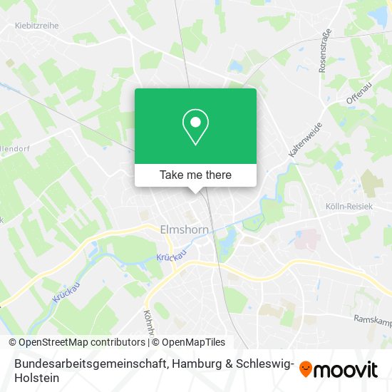 Bundesarbeitsgemeinschaft map