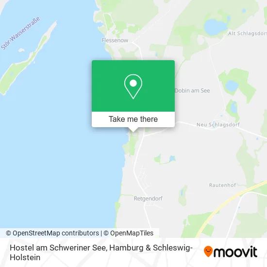 Карта Hostel am Schweriner See