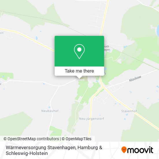 Wärmeversorgung Stavenhagen map