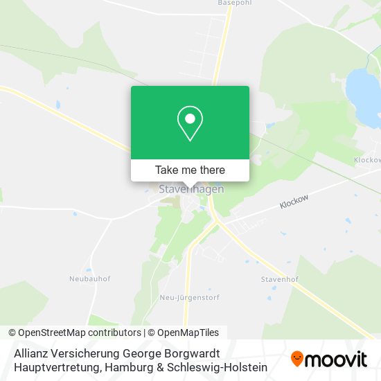 Allianz Versicherung George Borgwardt Hauptvertretung map