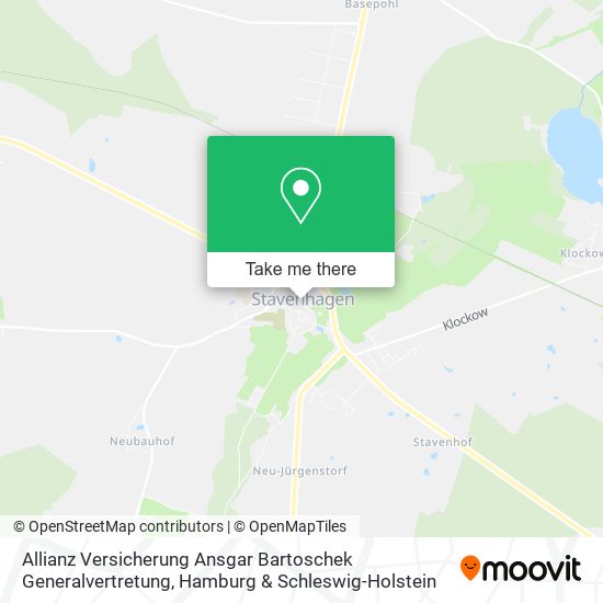 Allianz Versicherung Ansgar Bartoschek Generalvertretung map
