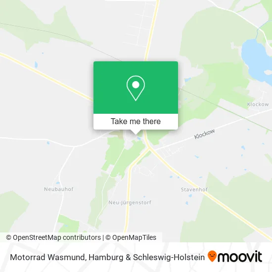 Motorrad Wasmund map