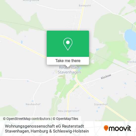 Wohnungsgenossenschaft eG Reuterstadt Stavenhagen map