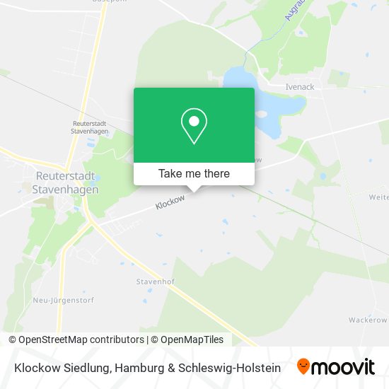 Klockow Siedlung map