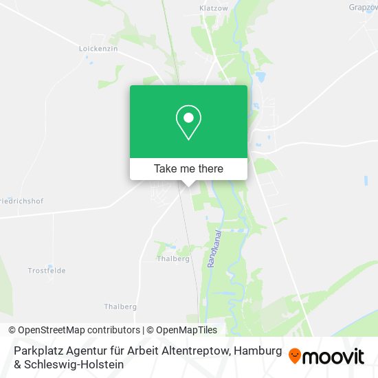 Parkplatz Agentur für Arbeit Altentreptow map