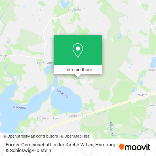 Förder-Gemeinschaft in der Kirche Witzin map