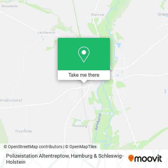 Polizeistation Altentreptow map