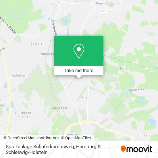 Sportanlage Schäferkampsweg map