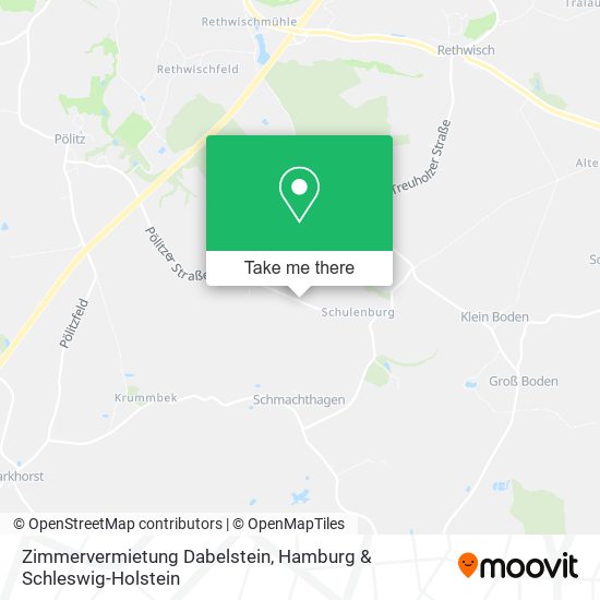 Zimmervermietung Dabelstein map