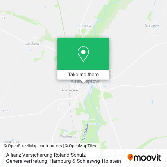 Allianz Versicherung Roland Schulz Generalvertretung map