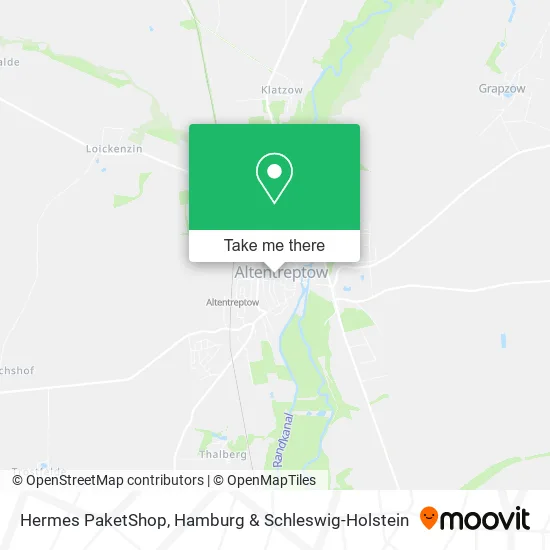 Карта Hermes PaketShop