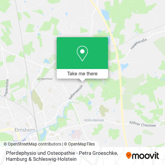 Pferdephysio und Osteopathie - Petra Groeschke map