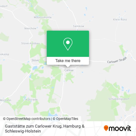 Gaststätte zum Carlower Krug map
