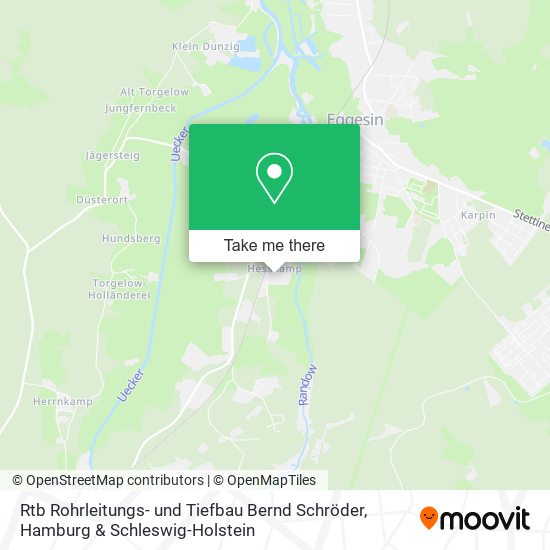 Rtb Rohrleitungs- und Tiefbau Bernd Schröder map
