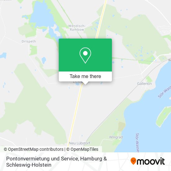 Pontonvermietung und Service map