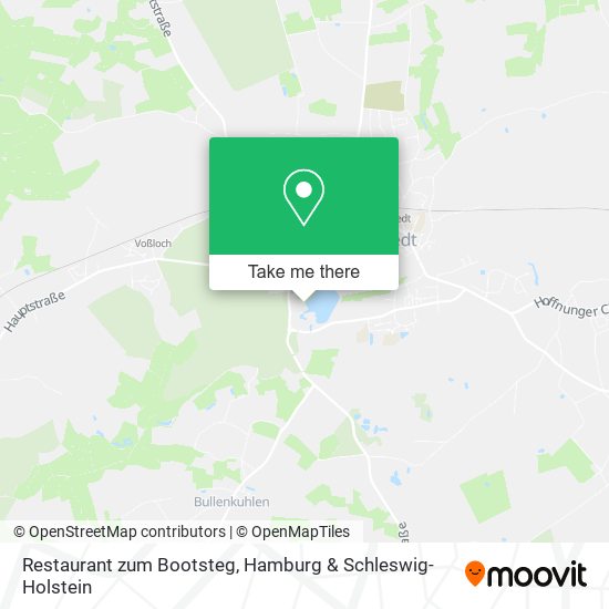 Restaurant zum Bootsteg map