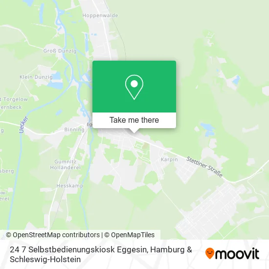 Карта 24 7 Selbstbedienungskiosk Eggesin