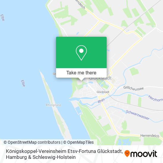 Königskoppel-Vereinsheim Etsv-Fortuna Glückstadt map