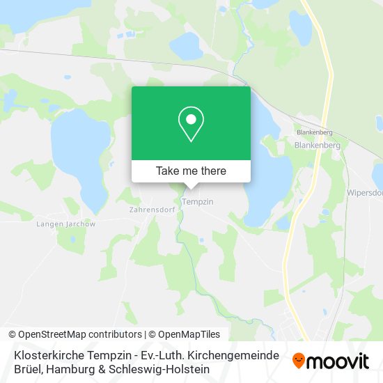 Klosterkirche Tempzin - Ev.-Luth. Kirchengemeinde Brüel map