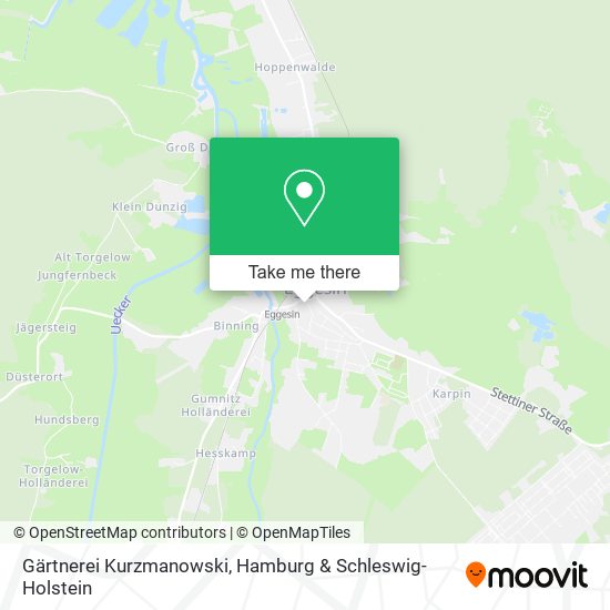 Gärtnerei Kurzmanowski map